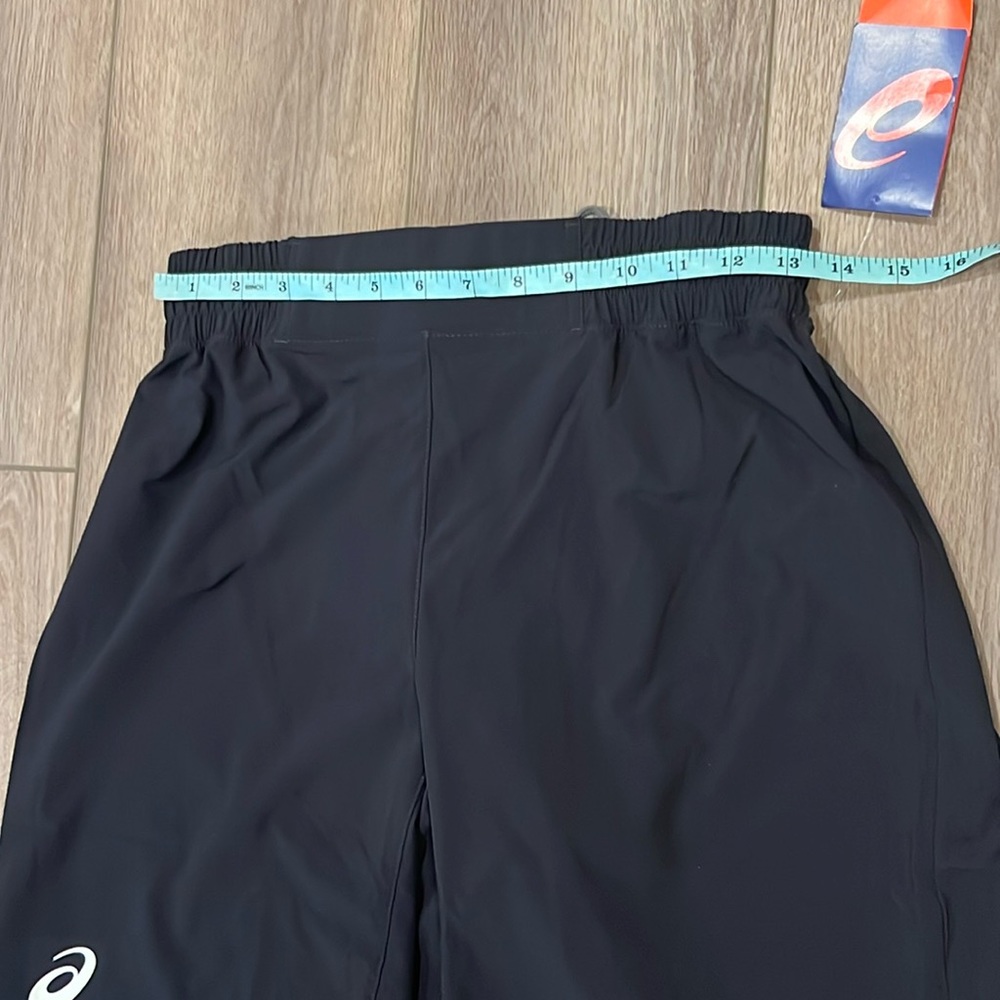 NWT ASICS Men’s Solid Athletic Stock Shorts Black, Small, Running, Workout - Picture 5 of 16